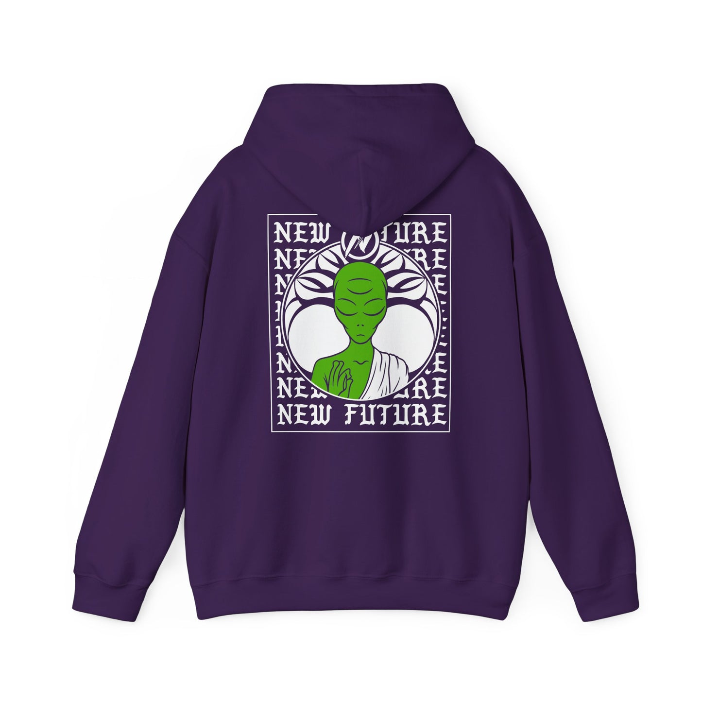 Hoodie Alien in Da Future with "It's Not a Comeback, It's an Evolution" Quote