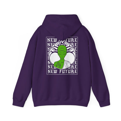 Hoodie Alien in Da Future with "It's Not a Comeback, It's an Evolution" Quote