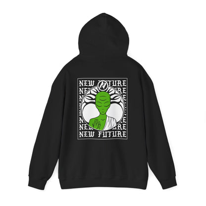 Hoodie Alien in Da Future with "It's Not a Comeback, It's an Evolution" Quote