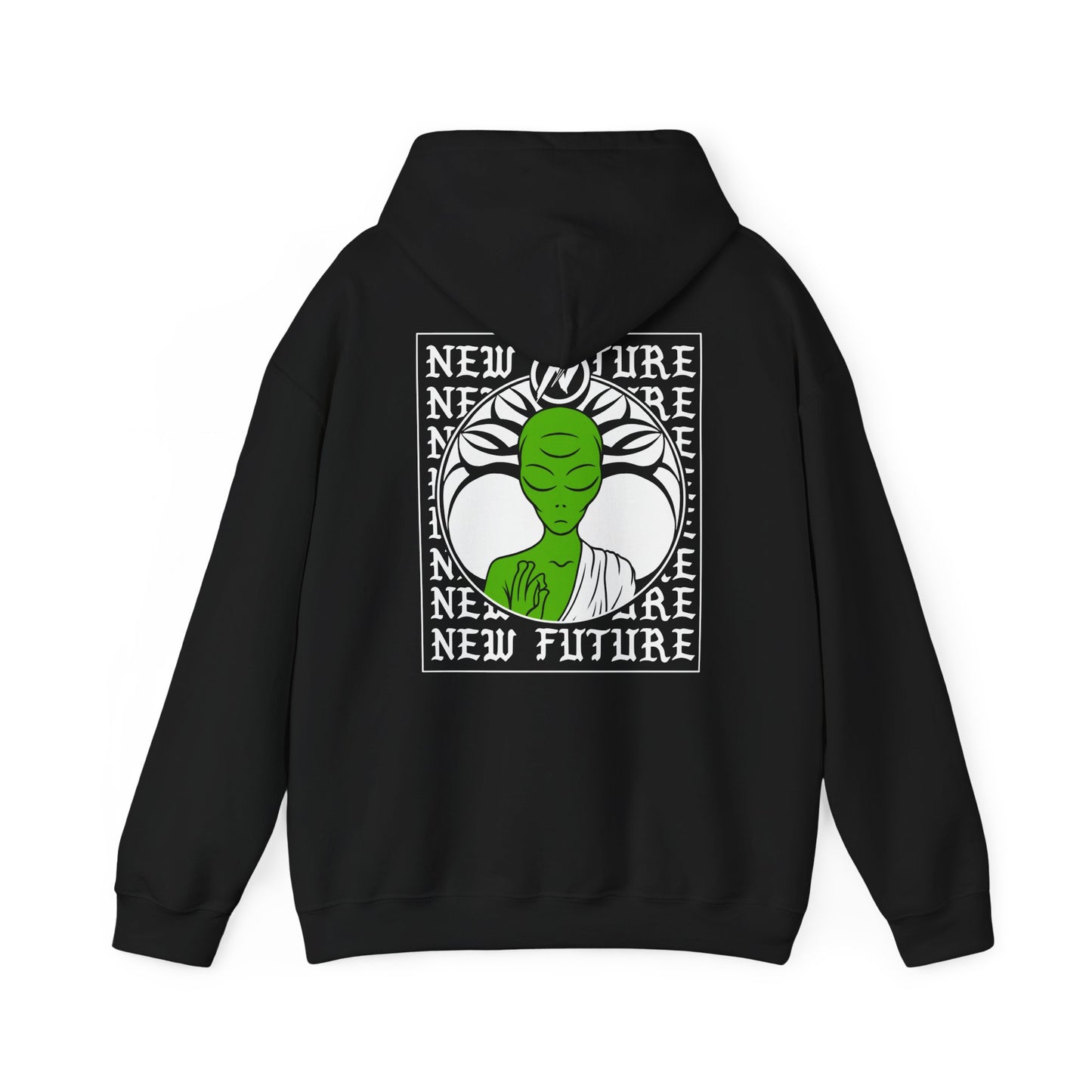 Hoodie Alien in Da Future with "It's Not a Comeback, It's an Evolution" Quote