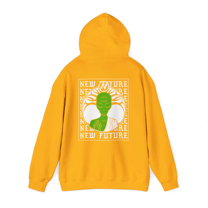 Hoodie Alien in Da Future with "It's Not a Comeback, It's an Evolution" Quote